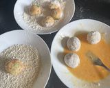 A picture of step 4 of Cheesy Rice Balls Using Leftover Rice:.
