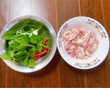 รูปขั้นตอนการทำที่ 1 ของ ข้าวผัดกะเพราหมูหมัก 🥓🍃🌶🥬