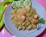 Foto langkah ke 5 dari resep Khao Pad Pong Karee || Nasi Goreng Kari Thailand.
