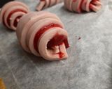 Une image de l'étape 34 de Croissants à la framboise.