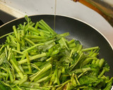 蒜香辣炒明太子蟹肉空心菜 簡單秒上桌🦀️的食譜步驟7照片