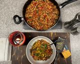 A picture of step 7 of Forsyth Goulash.