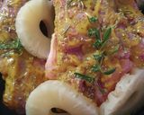 Foto del paso 1 de la receta: 🔶️ Carré de cerdo agridulce + guarnición de boniato y papas