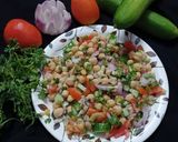 ऑयल फ्री छोला चाट (oil free chola chaat recipe in Hindi) रेसिपी चरण 4 फोटो