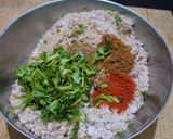 A picture of step 2 of Stuffed Baingan.