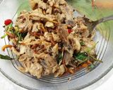 Foto langkah ke 6 dari resep Nasi Bakar Ayam Teri Kemangi.