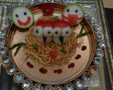 A picture of step 3 of Noodles nest.