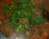 A picture of step 9 of Boiled rice with stew.