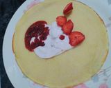 A picture of step 4 of Berry Bliss pan crepe.