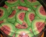 Cara Membuat Watermelon cookies 8