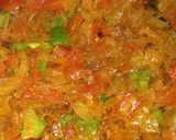 A picture of step 2 of Paneer bhurji.