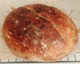 Foto langkah ke 16 dari resep Blue-Orange Sprinkles Sourdough Bread.