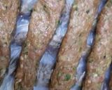A picture of step 2 of Seekh Kabab (Eid kay khaney).