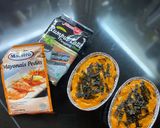 Foto langkah ke 3 dari resep Shirataki Salmon Mentai.