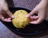 A picture of step 9 of Maggi burger.