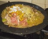 A picture of step 4 of Mutton Tawa qeema.