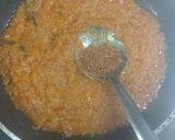 A picture of step 3 of Paneer masala.