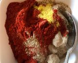 A picture of step 2 of Stuffed Tandoori Besan Chilla.
