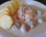 A picture of step 6 of Kofta with Tahini Sauce.