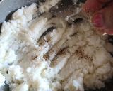 A picture of step 3 of Coconut milk barfi.