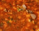 Pas rețetă Gulyás simplu de căprioară (gluten free) 6 fotografie