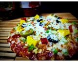 વેજ.પીઝા (Veg. Pizza Recipe In Gujarati) રેસીપી સ્ટેપ4ફોટો