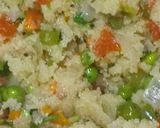 A picture of step 2 of Vegetable Rava Upma easy tiffin recipe.