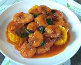 Foto langkah ke 4 dari resep Udang Saos Padang.