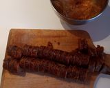 Kolbászos vajbableves recept fázis 1 fotója
