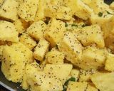A picture of step 7 of Vati dal na khaman.