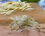 A picture of step 1 of Valaipoo vadai.