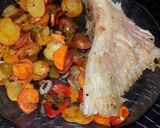 Foto del paso 11 de la receta: Raya, papines y verduras a la chapa