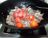 A picture of step 4 of Peshawari namkin karahi Resturants style.