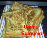 A picture of step 5 of Fried sandwich bread.