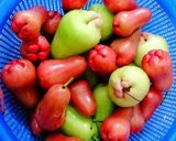 A picture of step 1 of Jamrul Juice (Rose-Apple Juice).