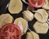 Foto del paso 3 de la receta Dorada al horno con guarnición 🐟🌻