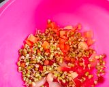 A picture of step 3 of Healthy Sprout chaat 🍎🥝🍎🥝😋😋.