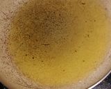 A picture of step 1 of Potato with egg n akra.