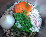 Foto del paso 1 de la receta: Alubias blancas de verano al baharat y un ligero toque de menta