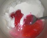 Foto langkah ke 6 dari resep Puding Karang Jagung Vla Strawberry.