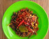 Foto langkah ke 5 dari resep Oseng tempe teri cabe ijo ale.