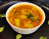 A picture of step 7 of Quick sambar with chayote.
