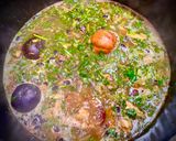 A picture of step 4 of Ghormeh Sabzi Beg Wot.