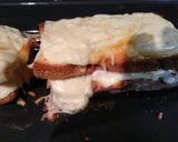 A picture of step 6 of Croque Madame: The Ultimate Grilled Sandwich.