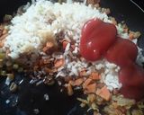 Foto del paso 2 de la receta: Burritos🌯 de frijol y arroz🍚con vegetales🥗!!!