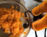 Une image de l'étape 4 de Courge butternut « scream » Halloween farci champignons pesto mozzarella et tomate.