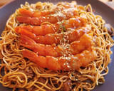 Foto del paso 7 de la receta: Noodles con gambas y setas