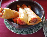 Foto del paso 5 de la receta: Ajíes rellenos en salsa de tomate natural. 🌶️🍅🌶️🍽️