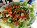 Ginger garlic soul salad