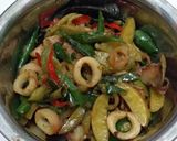 Foto langkah ke 5 dari resep Tumis Cumi Cabe Ijo.